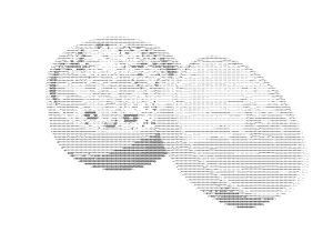 ascii obrazek przedstawiający gniotka w kształcie pierożka, pierożek jest prezentowany w otwartym cylindrycznym pudełku.